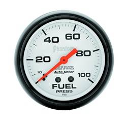 Auto Meter - Phantom Mechanical Fuel Pressure Gauge - Auto Meter 5812 UPC: 046074058127 - Image 1