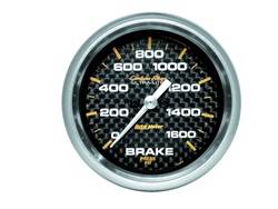 Auto Meter - Carbon Fiber Electric Brake Pressure Gauge - Auto Meter 4867 UPC: 046074048678 - Image 1
