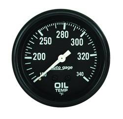 Auto Meter - Autogage Oil Temperature Gauge - Auto Meter 2314 UPC: 046074023149 - Image 1