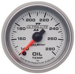 Auto Meter - Ultra-Lite II Electric Oil Temperature Gauge - Auto Meter 4956 UPC: 046074049569 - Image 1