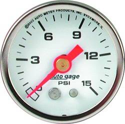 Auto Meter - Autogage Fuel Pressure Gauge - Auto Meter 2175 UPC: 046074021756 - Image 1