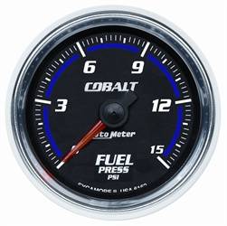Auto Meter - Cobalt Electric Fuel Pressure Gauge - Auto Meter 6162 UPC: 046074061622 - Image 1