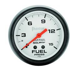 Auto Meter - Phantom Mechanical Fuel Pressure Gauge - Auto Meter 5810 UPC: 046074058103 - Image 1