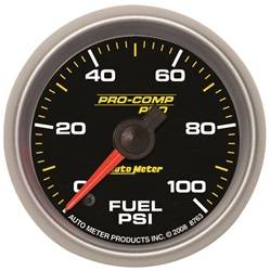 Auto Meter - Pro-Comp Pro Fuel Pressure Gauge - Auto Meter 8763 UPC: 046074087639 - Image 1