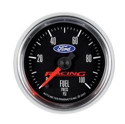 Auto Meter - Ford Racing Series Electric Fuel Pressure Gauge - Auto Meter 880080 UPC: 046074140082 - Image 1