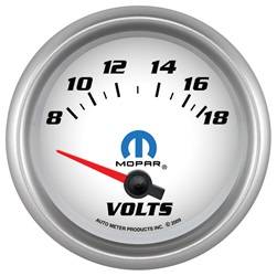 Auto Meter - MOPAR Electric Voltmeter Gauge - Auto Meter 880252 UPC: 046074154805 - Image 1