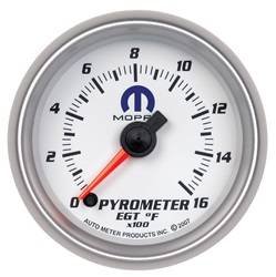 Auto Meter - MOPAR Electric Pyrometer/EGT Gauge - Auto Meter 880031 UPC: 046074154683 - Image 1