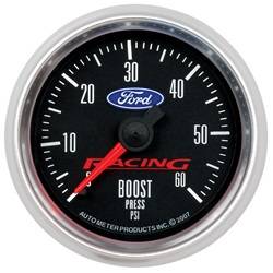 Auto Meter - Ford Racing Series Mechanical Boost Gauge - Auto Meter 880106 UPC: 046074140181 - Image 1