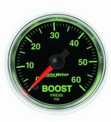 Auto Meter - GS Mechanical Boost Gauge - Auto Meter 3805 UPC: 046074038051 - Image 1