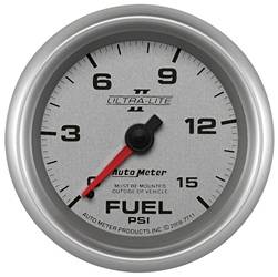 Auto Meter - Ultra-Lite II Mechanical Fuel Pressure Gauge - Auto Meter 7711 UPC: 046074077111 - Image 1