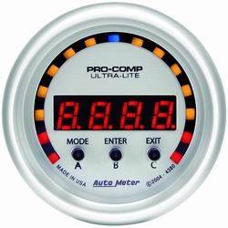 Auto Meter - Ultra-Lite Electric D-PIC Gauge - Auto Meter 4380 UPC: 046074043802 - Image 1