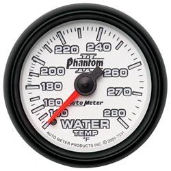 Auto Meter - Phantom II Mechanical Water Temperature Gauge - Auto Meter 7531 UPC: 046074075315 - Image 1