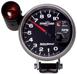 Auto Meter - Sport-Comp II Shift-Lite Tachometer - Auto Meter 3699 UPC: 046074036996 - Image 1