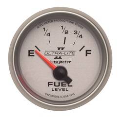 Auto Meter - Ultra-Lite II Electric Fuel Level Gauge - Auto Meter 4915 UPC: 046074049156 - Image 1