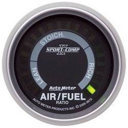 Auto Meter - Sport-Comp II Electric Air Fuel Ratio Gauge - Auto Meter 3675 UPC: 046074036750 - Image 1
