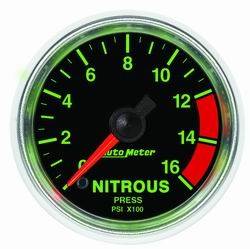 Auto Meter - GS Electric Nitrous Pressure Gauge - Auto Meter 3874 UPC: 046074038747 - Image 1