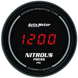 Auto Meter - Sport-Comp Digital Nitrous Pressure Gauge - Auto Meter 6374 UPC: 046074063749 - Image 1