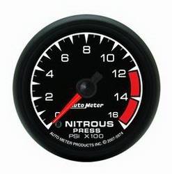 Auto Meter - ES Nitrous Pressure Gauge - Auto Meter 5974 UPC: 046074059742 - Image 1