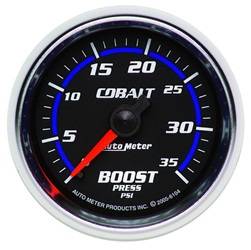 Auto Meter - Cobalt Mechanical Boost Gauge - Auto Meter 6104 UPC: 046074061042 - Image 1