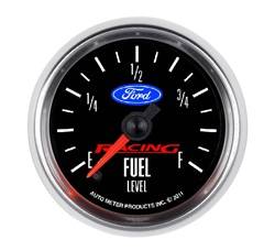 Auto Meter - Ford Racing Series Electric Fuel Level Gauge - Auto Meter 880400 UPC: 046074147166 - Image 1