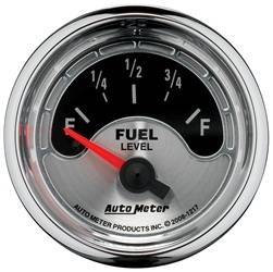Auto Meter - American Muscle Fuel Level Gauge - Auto Meter 1217 UPC: 046074012174 - Image 1