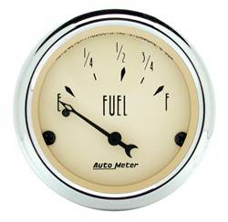 Auto Meter - Antique Beige Fuel Level Gauge - Auto Meter 1816 UPC: 046074018169 - Image 1