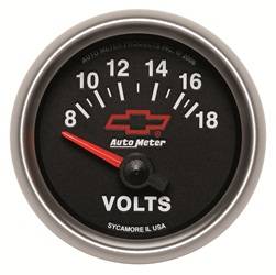 Auto Meter - GM Series Electric Voltmeter Gauge - Auto Meter 3692-00406 UPC: 046074136252 - Image 1