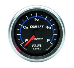Auto Meter - Cobalt Electric Programmable Fuel Level Gauge - Auto Meter 6114 UPC: 046074061141 - Image 1