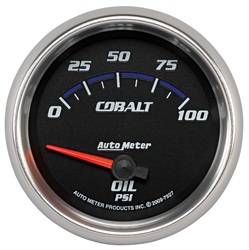 Auto Meter - Cobalt Electric Oil Pressure Gauge - Auto Meter 7927 UPC: 046074079276 - Image 1