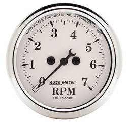 Auto Meter - Old Tyme White Electric Tachometer - Auto Meter 1694 UPC: 046074016943 - Image 1