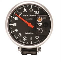 Auto Meter - Sport-Comp Shift-Lite Tachometer - Auto Meter 3903 UPC: 046074039034 - Image 1
