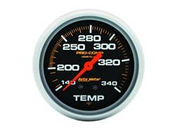 Auto Meter - Pro-Comp Liquid-Filled Mechanical Water Temperature Gauge - Auto Meter 5435 UPC: 046074054358 - Image 1