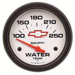 Auto Meter - GM Series Electric Water Temperature Gauge - Auto Meter 5837-00406 UPC: 046074136375 - Image 1