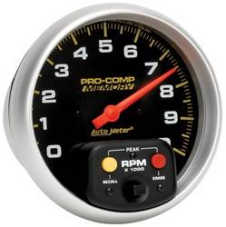 Auto Meter - Pro-Comp Water Resistant Memory Tachometer - Auto Meter 6801 UPC: 046074068010 - Image 1
