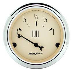 Auto Meter - Antique Beige Fuel Level Gauge - Auto Meter 1815 UPC: 046074018152 - Image 1