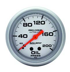Auto Meter - Ultra-Lite Mechanical Oil Pressure Gauge - Auto Meter 4422 UPC: 046074044229 - Image 1
