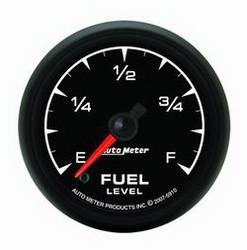 Auto Meter - ES Electric Programmable Fuel Level Gauge - Auto Meter 5910 UPC: 046074059100 - Image 1
