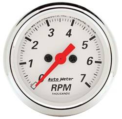 Auto Meter - Arctic White Electric Tachometer - Auto Meter 1397 UPC: 046074013973 - Image 1