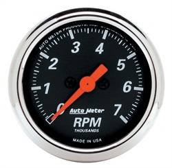Auto Meter - Designer Black In Dash Electric Tachometer - Auto Meter 1477 UPC: 046074014772 - Image 1