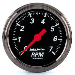 Auto Meter - Designer Black In Dash Electric Tachometer - Auto Meter 1497 UPC: 046074014970 - Image 1