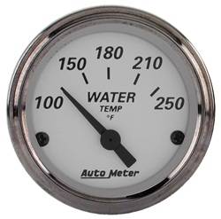 Auto Meter - American Platinum Electric Water Temperature Gauge - Auto Meter 1938 UPC: 046074019388 - Image 1