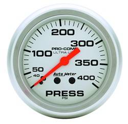 Auto Meter - Ultra-Lite Mechanical Pressure Gauge - Auto Meter 4424 UPC: 046074044243 - Image 1