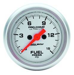 Auto Meter - Ultra-Lite Electric Fuel Pressure Gauge - Auto Meter 4361 UPC: 046074043611 - Image 1