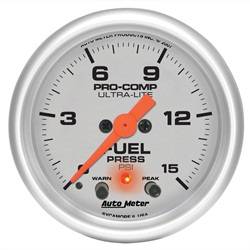Auto Meter - Ultra-Lite Electric Fuel Pressure Gauge - Auto Meter 4367 UPC: 046074043673 - Image 1