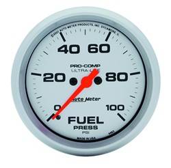 Auto Meter - Ultra-Lite Electric Fuel Pressure Gauge - Auto Meter 4463 UPC: 046074044632 - Image 1