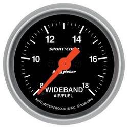 Auto Meter - Sport-Comp Wide Band Air Fuel Ratio Kit - Auto Meter 3370 UPC: 046074033704 - Image 1