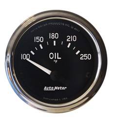 Auto Meter - Cobra Electric Oil Temperature Gauge - Auto Meter 201018 UPC: 046074147418 - Image 1