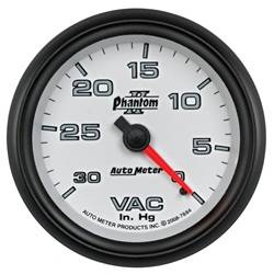 Auto Meter - Phantom II Mechanical Vacuum Gauge - Auto Meter 7884 UPC: 046074078842 - Image 1