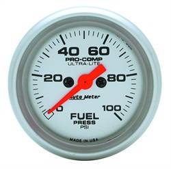 Auto Meter - Ultra-Lite Electric Fuel Pressure Gauge - Auto Meter 4363 UPC: 046074043635 - Image 1