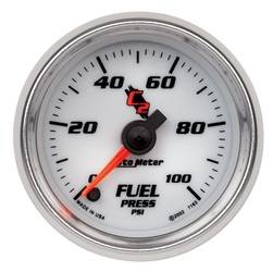 Auto Meter - C2 Electric Fuel Pressure Gauge - Auto Meter 7163 UPC: 046074071638 - Image 1